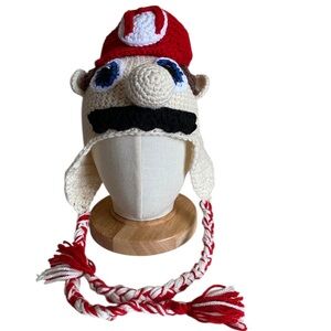 Hand Crafted Nintendo Mario Winter Hat Kids